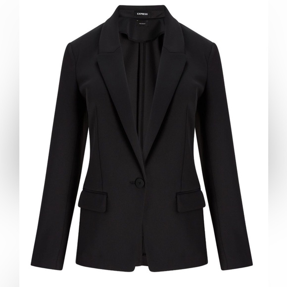 Express Jackets & Coats Express Supersoft Double Knit Peak Lapel